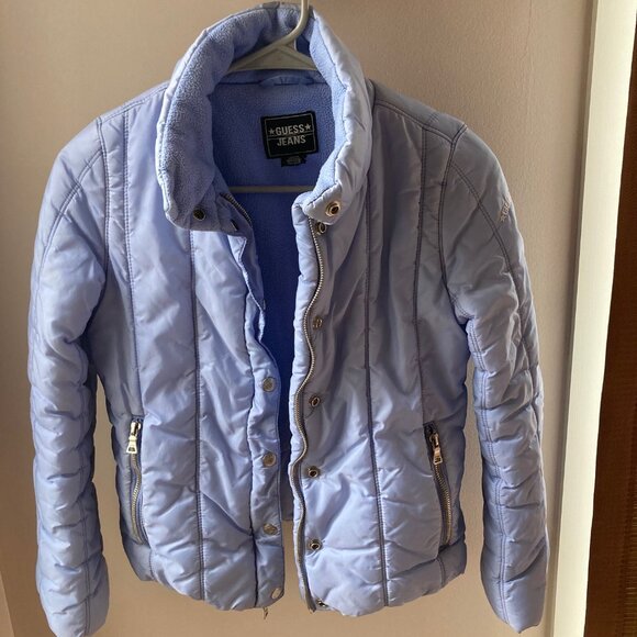 Guess XS Fleece-Lined Puffer Jacket - Picture 3 of 13